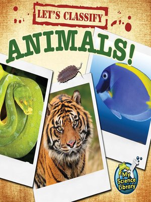 cover image of Let's Classify Animals!